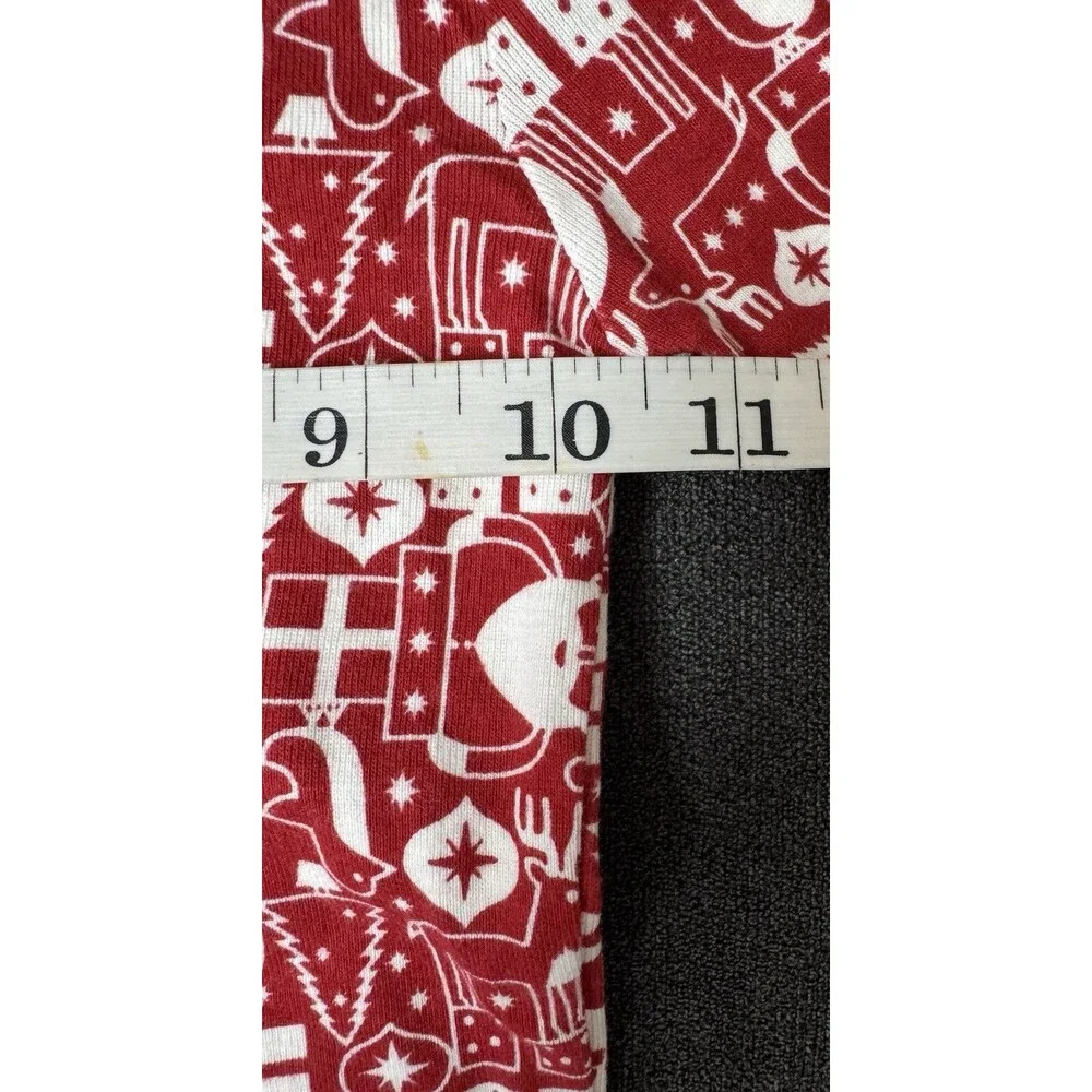 Amazon Essentials 6/7 Unisex Christmas/Santa Pjs 100% Cotton Red/White